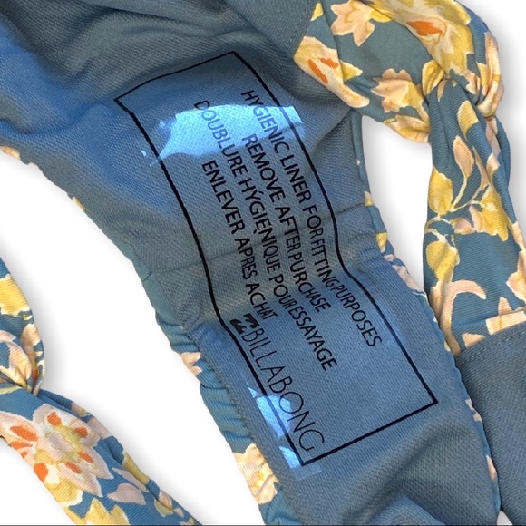 🆕 Billabong | Wave Gypsy, Surf Blue Floral Bikini Bottoms. - Picture 4 of 9